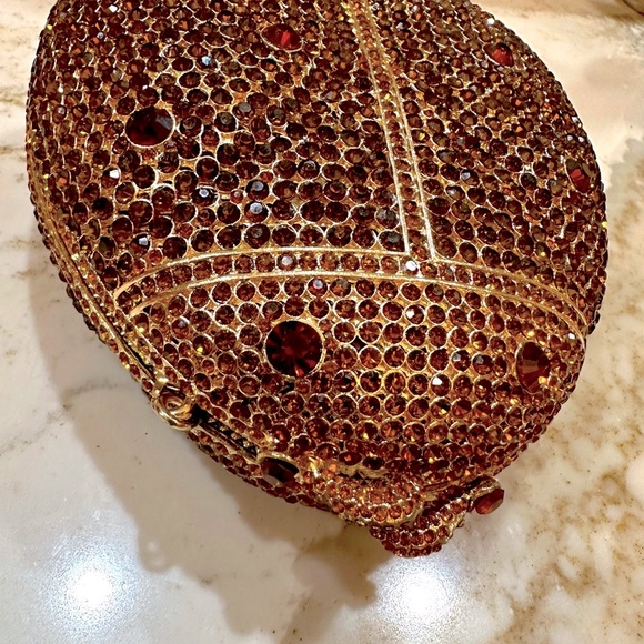 Swarovski Elements Sparkling Gold & Ruby Red Ladybug! Was $199 - now $159!! - Picture 5 of 9